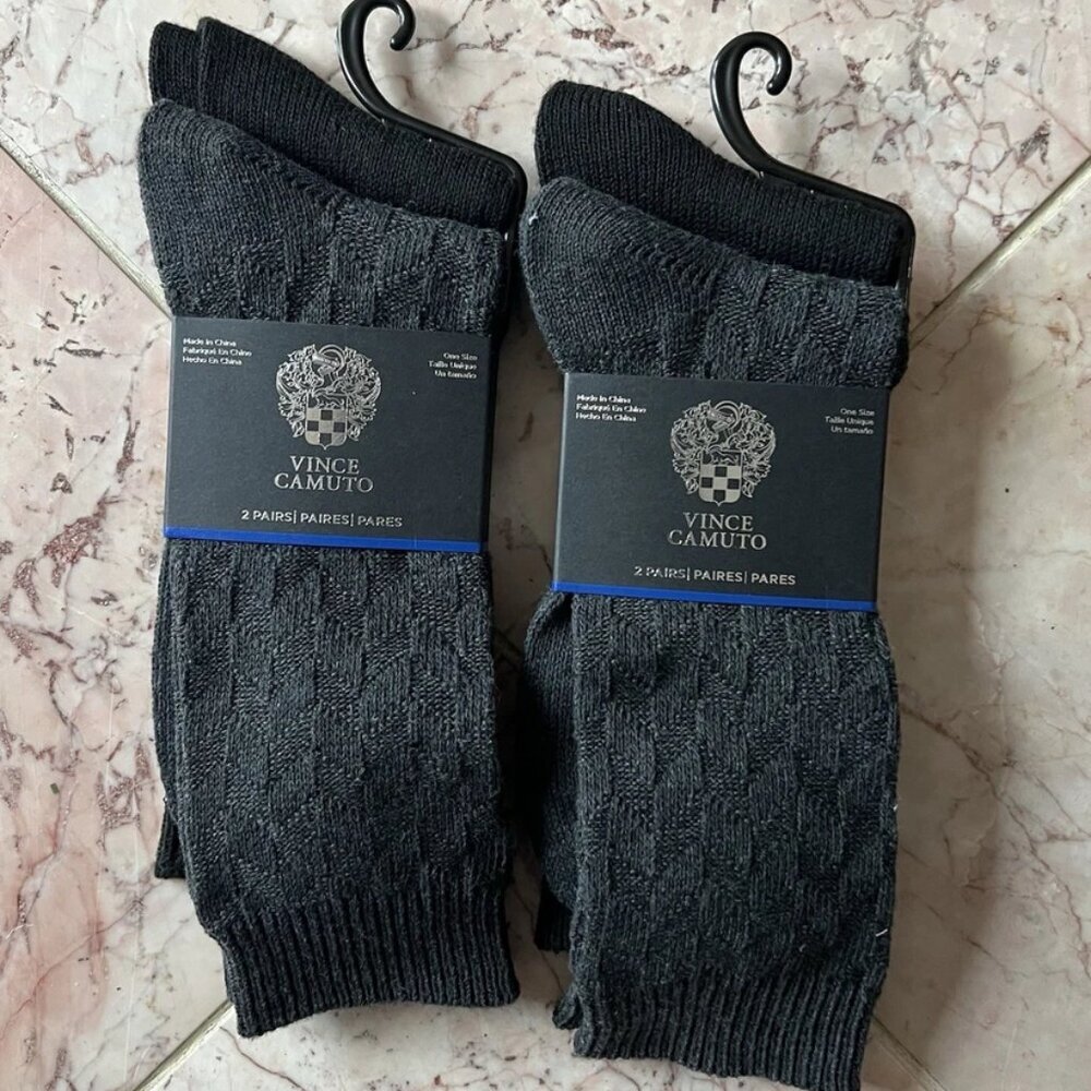 Bundle of 4 Vince Camuto Dress Socks - One Size Fits Most